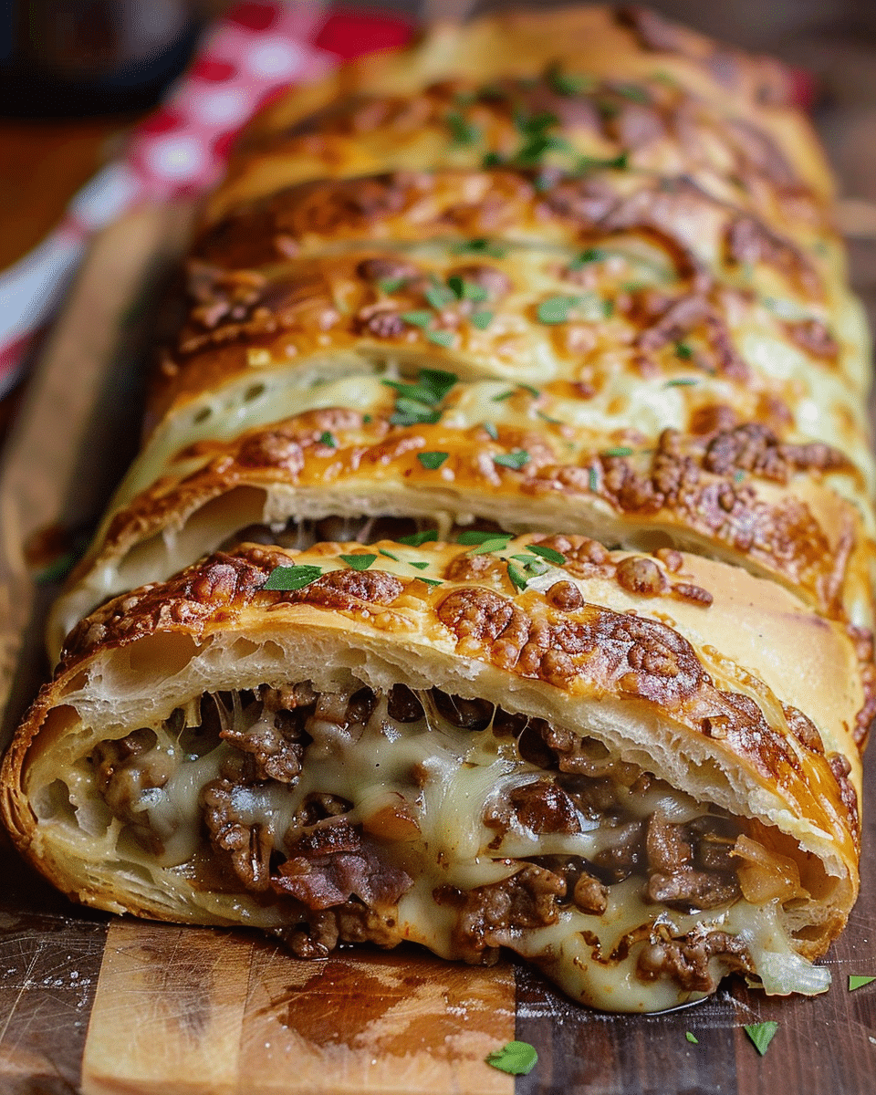 Philly Cheesesteak Stromboli