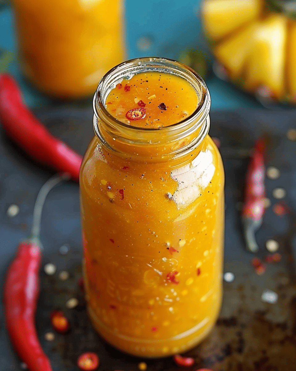 Pineapple Habanero Hot Sauce