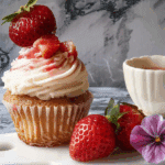 Real Strawberry Cupcakes