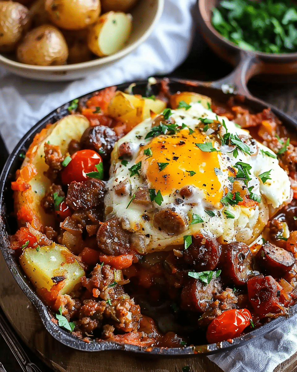 Roasted Potato & Sausage Hash with Spicy Tomato Butter: An Incredible Ultimate Recipe