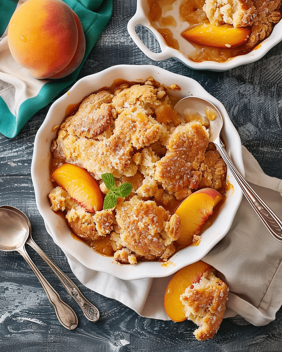 The Best Southern Peach Cobbler Recipe