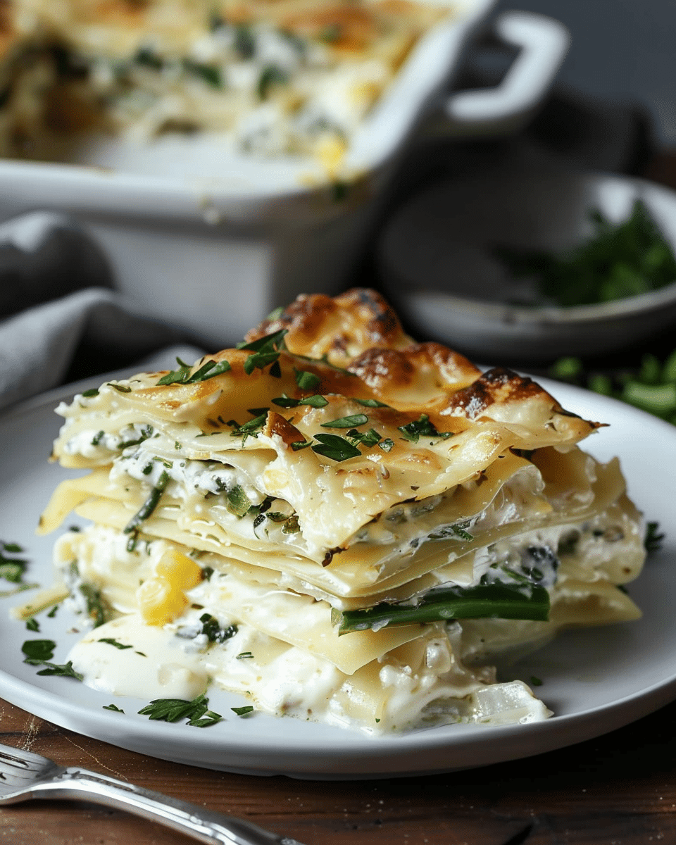 Springtime White Lasagna
