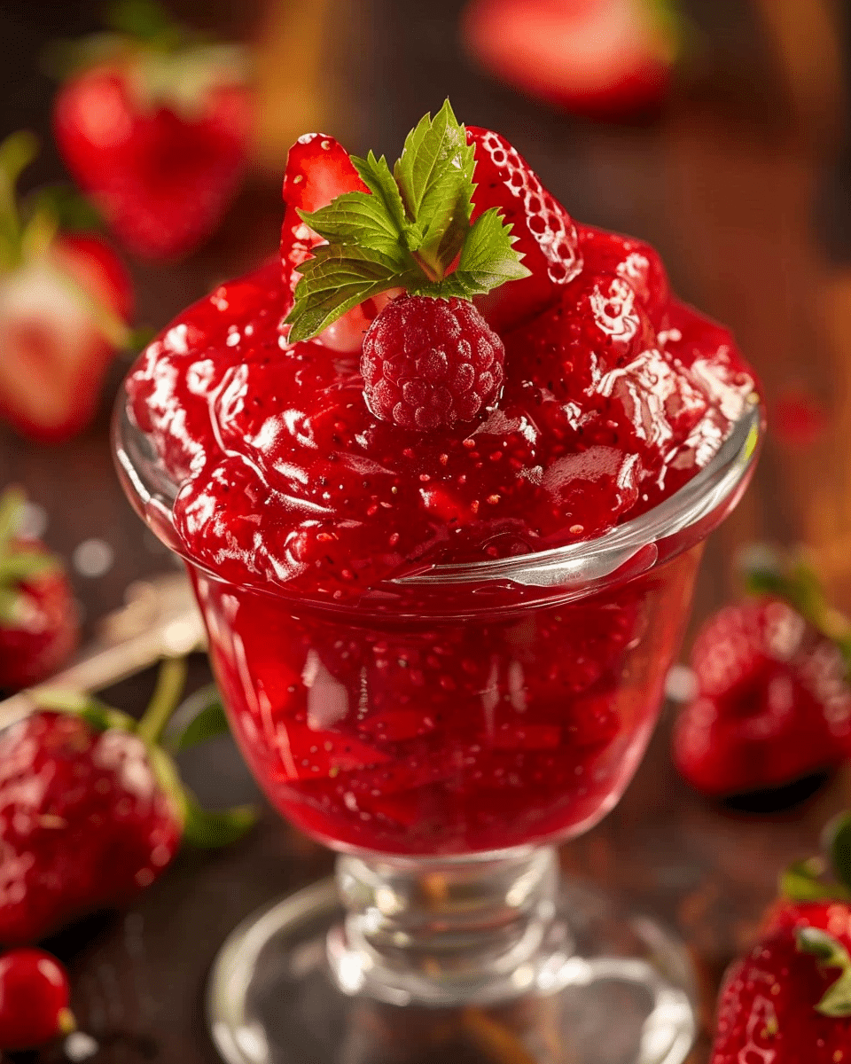 Strawberry Sauce Recipe (Strawberry Topping)