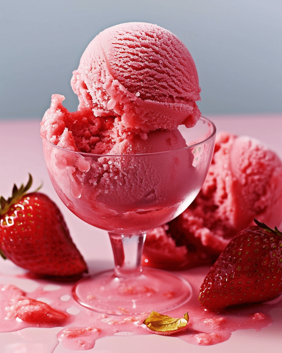 Strawberry Sorbet
