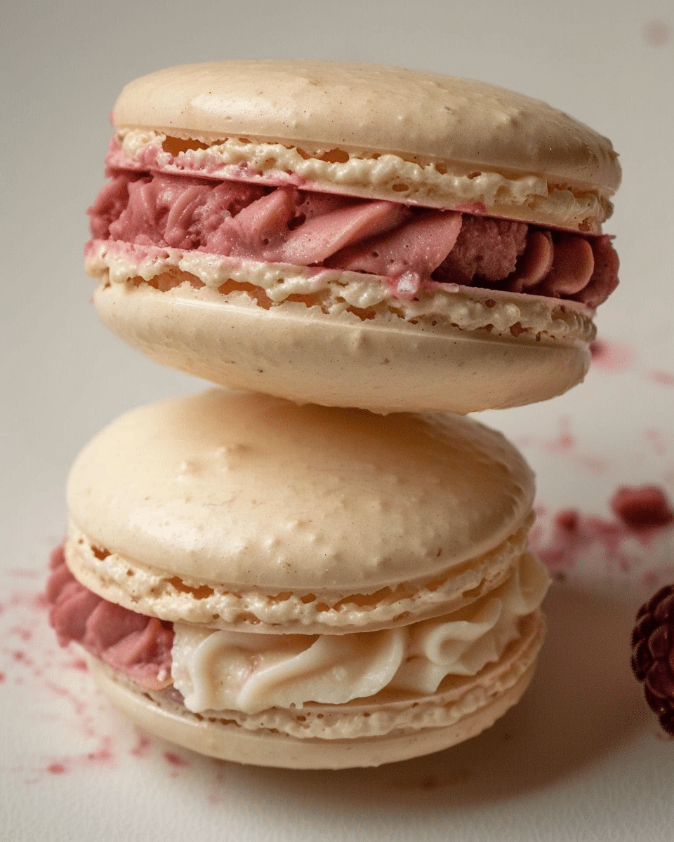 White Chocolate Raspberry Macarons Recipe