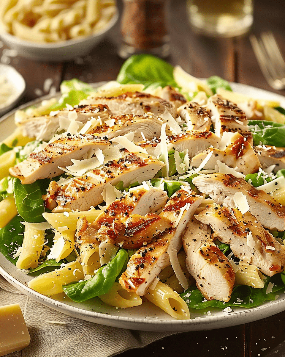 Chicken Caesar Pasta Salad