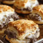 Baked French Dip Biscuits
