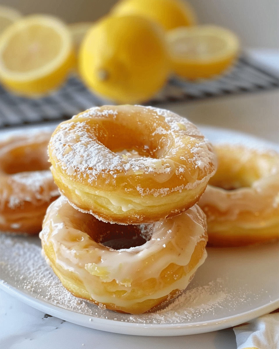 Baked Lemon Donuts Recipe