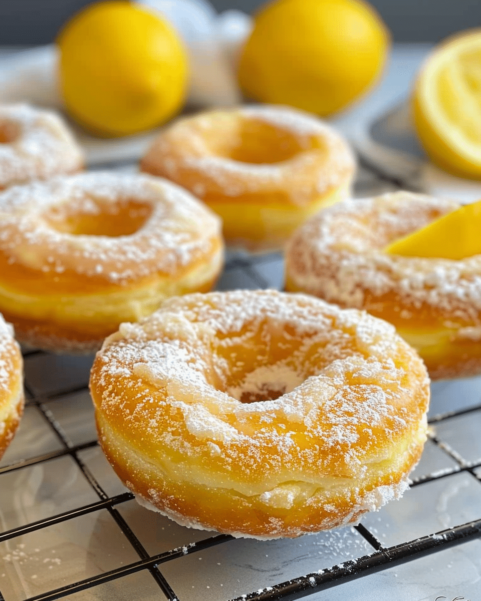 Baked Lemon Donuts Recipe