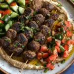 Beef Kefta with Hummus and Tomato Cucumber Salad: An Incredible Ultimate Recipe