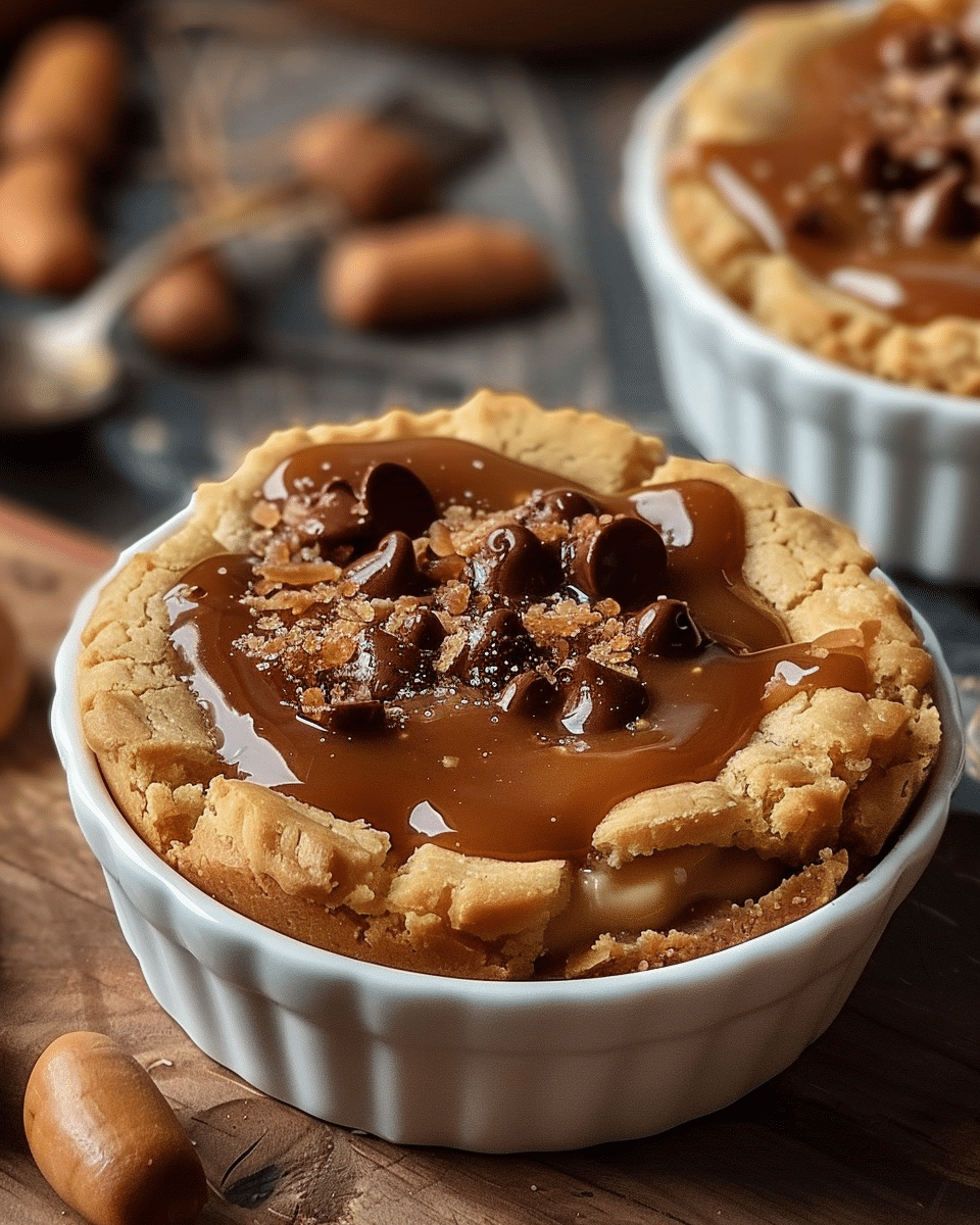 Biscoff Stuffed Cookie Pies Recipe