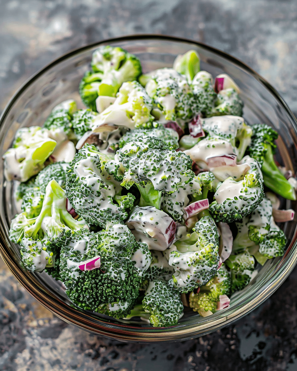 Broccoli Salad with Creamy Dressing