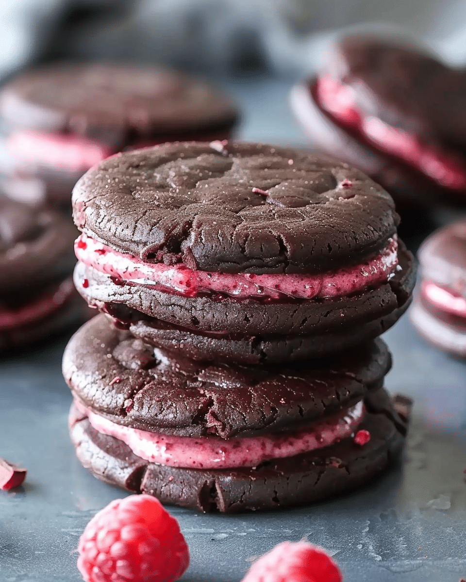 Chocolate Raspberry Sandwich Cookies: A Luxurious Delight