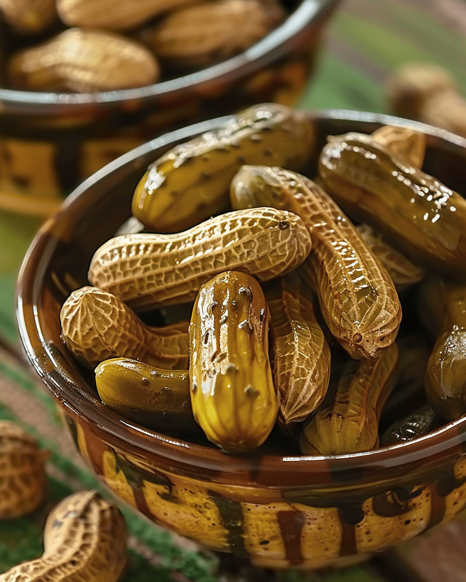 Dill Pickle Boiled Peanuts