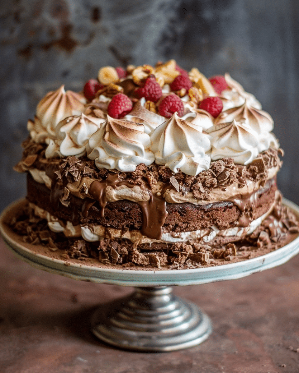 Hazelnut Meringue Nutella Cake: A Heavenly Layered Delight