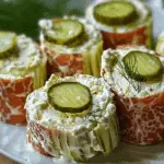 Lazy Cream Cheese Pickle Rolls