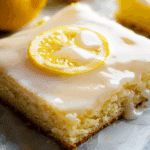 Lemon Sheet Cake with Glaze