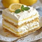 No-Bake Lemon Eclair Cake Recipe