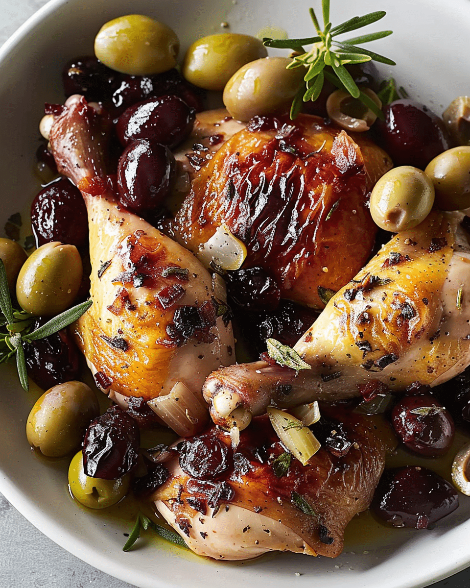 Pan-Roasted Chicken with Grapes & Olives: An Incredible Ultimate Recipe