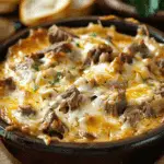 Pot Roast Beef Philly Cheese Steak Dip