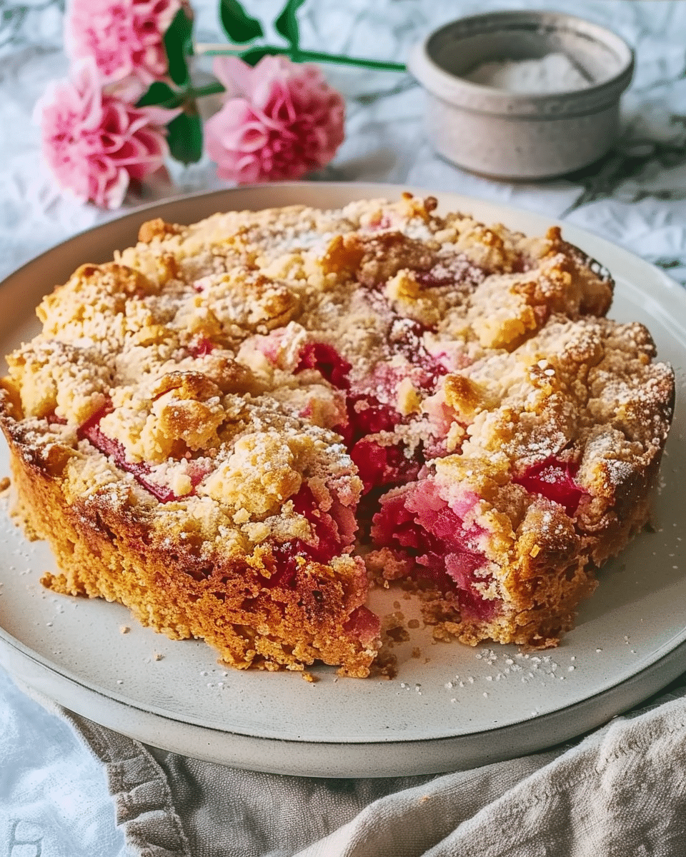Rhubarb Buckle: A Rustic and Charming Spring Cake