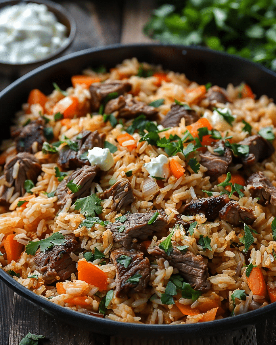 Steak & Queso Rice: A Tex-Mex Fiesta at Home